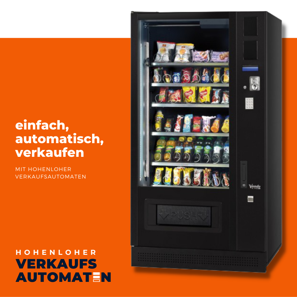 SandenVendo G-Snack 10 Outdoor Snackpate Edition - Hohenloher  Verkaufsautomaten Shop